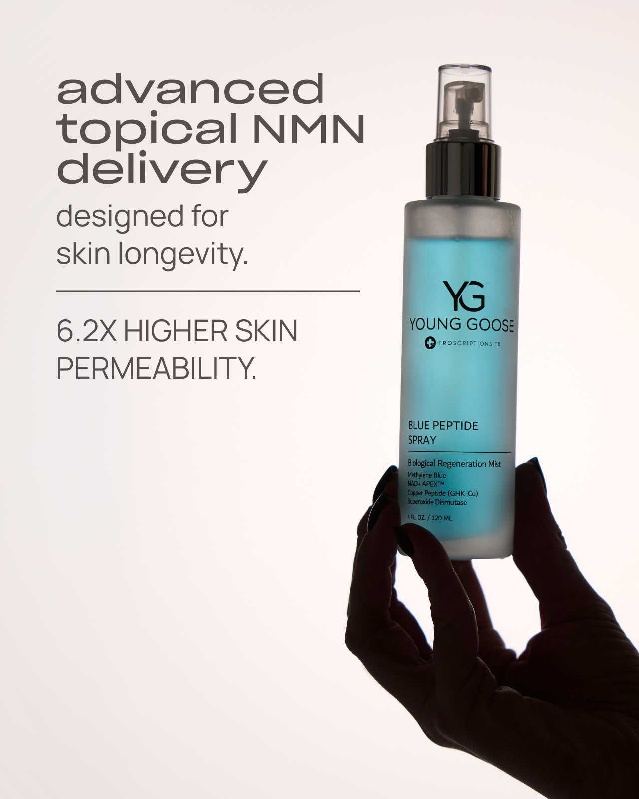 BLUE PEPTIDE SPRAY Young Goose BLUE PEPTIDE SPRAY Young Goose