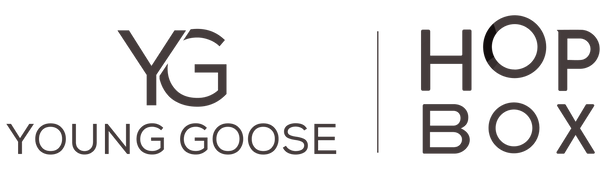 Young Goose X HOP Box logos